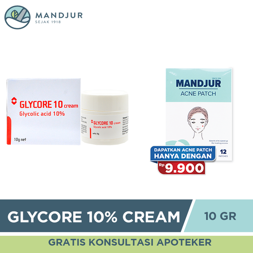 Glycore 10% Cream 10 G - Apotek Mandjur