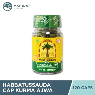 Habbatussauda Cap Kurma Ajwa 120 Kapsul