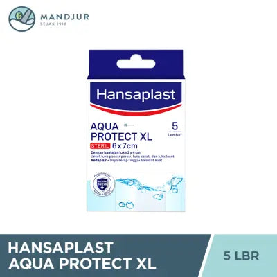 Hansaplast Aqua Protect XL 6 x 7 cm 5 Lembar