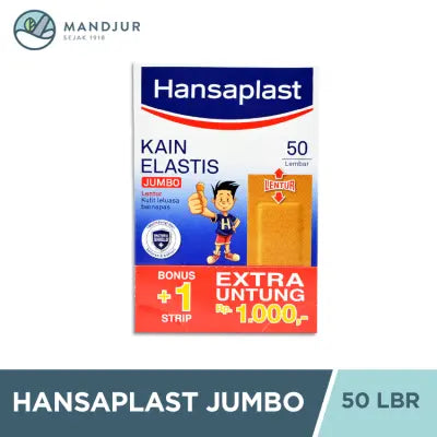 Hansaplast Jumbo - Dus Isi 50 Lembar