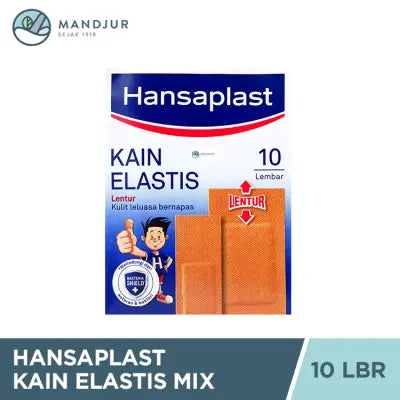 Hansaplast Kain Elastis Mix 10 Lembar