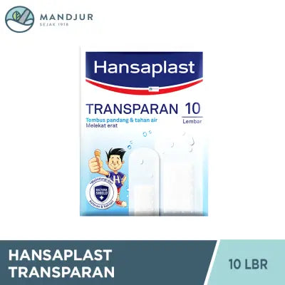 Hansaplast Plester Transparan 10 Lembar