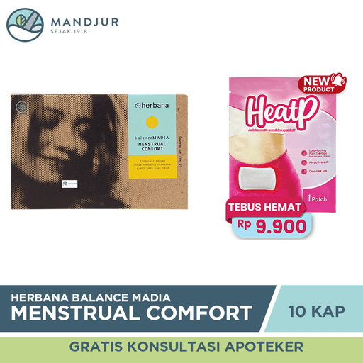 Herbana Balance Madia Menstrual Comfort 10 Kaplet - Apotek Mandjur