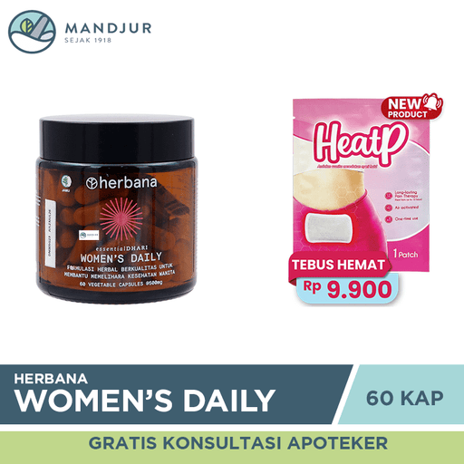 Herbana Women's Daily 60 Kapsul - Apotek Mandjur