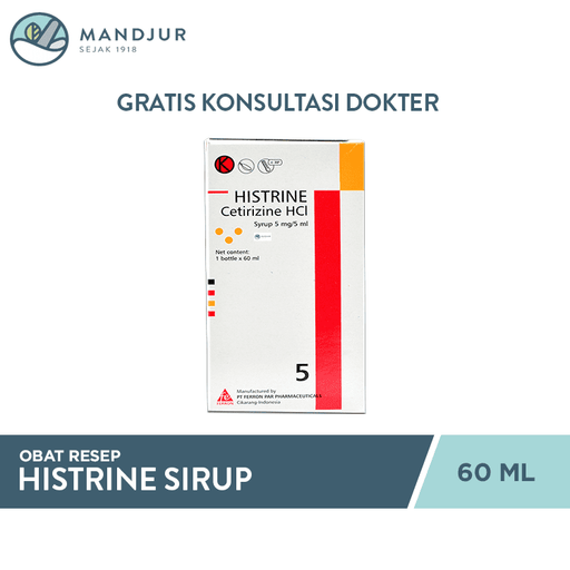 Histrine Sirup 60ml - Apotek Mandjur