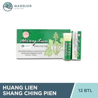 Huang Lien Shang Ching Pien - Dus Isi 12 Botol Kecil