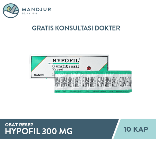 Hypofil 300 mg 10 Kapsul - Apotek Mandjur