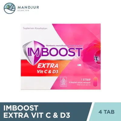 Imboost Extra Vit C & D3 Strip 4 Tablet