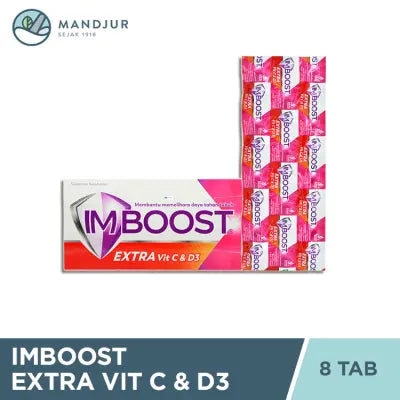 Imboost Extra Vit C & D3 Strip 8 Tablet