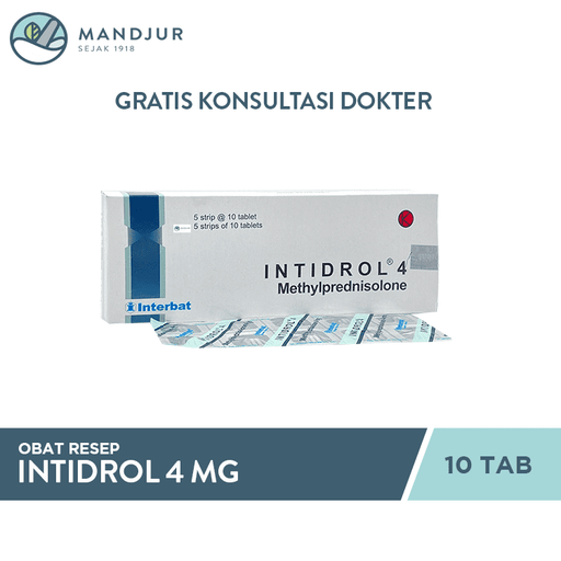Intidrol 4 mg 10 Tablet - Apotek Mandjur