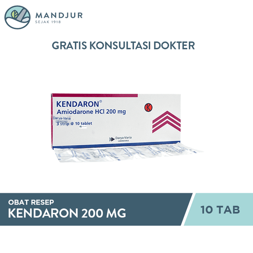Kendaron 200 mg 10 Tablet - Apotek Mandjur