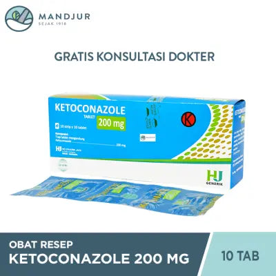 Ketoconazole 200 Mg Strip 10 Tablet