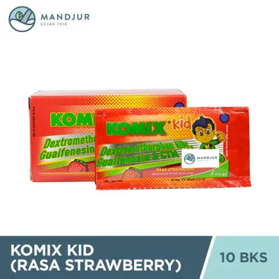 Komix Kid (Rasa Strawberry) - Dus Isi 10 Sachet