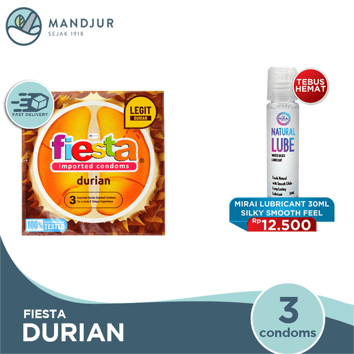Kondom Fiesta Durian - Apotek Mandjur