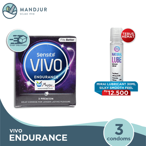 Kondom Vivo Endurance - Apotek Mandjur