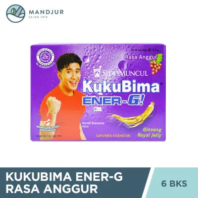 KukuBima Ener-G Anggur 6 Sachet