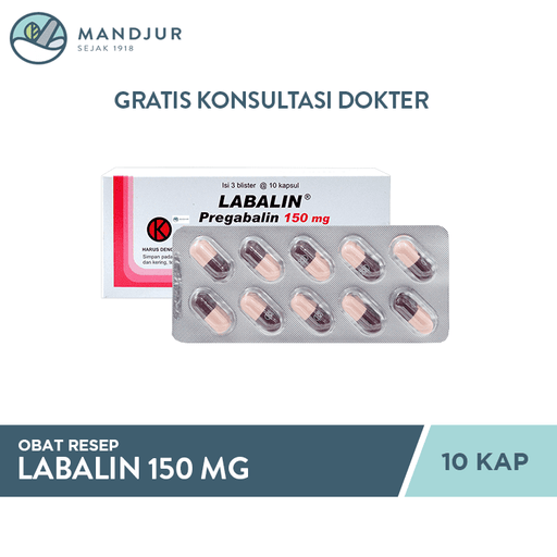 Labalin 150 mg 10 Kapsul - Apotek Mandjur