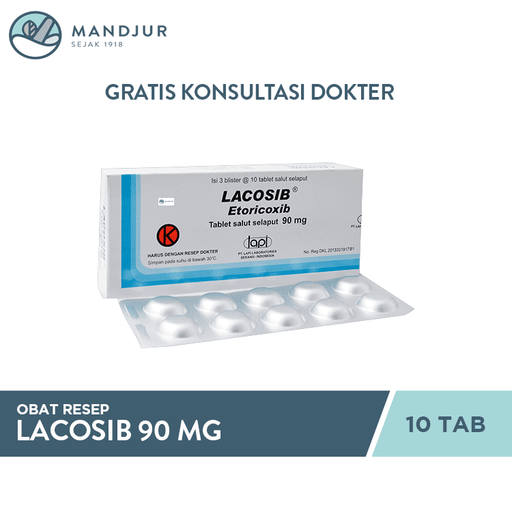 Lacosib 90 mg 10 Tablet - Apotek Mandjur
