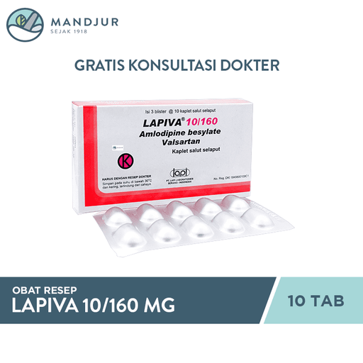 Lapiva 10/160 mg 10 Tablet - Apotek Mandjur