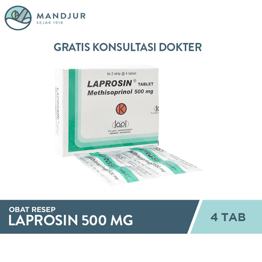 Laprosin 500 mg 4 Tablet - Apotek Mandjur