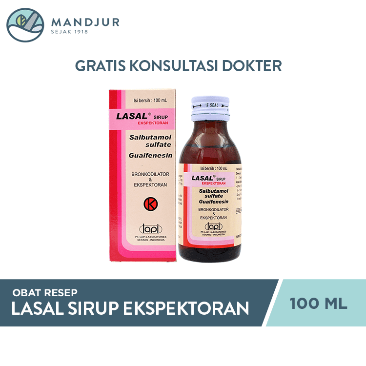 Lasal Expectorant Sirup 100 ML — Apotek Mandjur