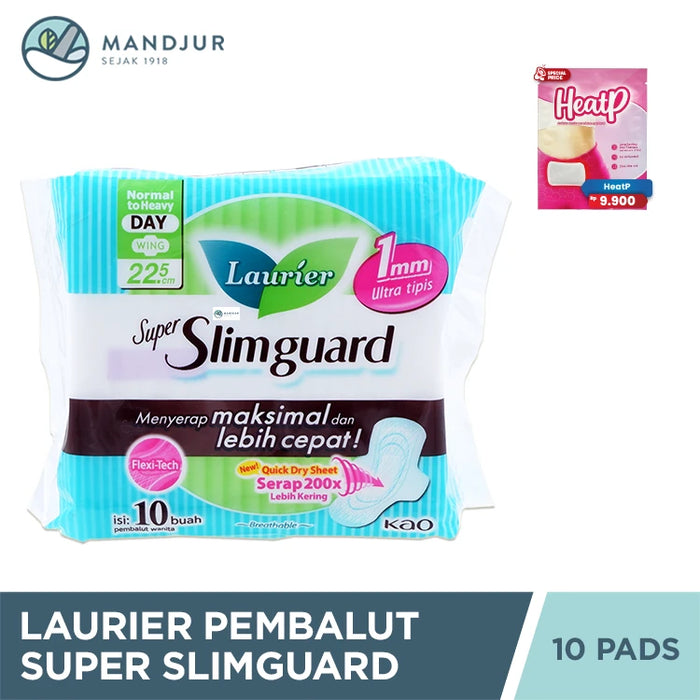 Laurier Super Slim Guard 22.5cm 10 Pads