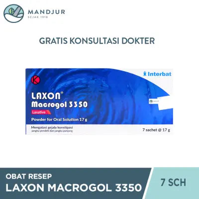Laxon Macrogol 3350 7 Sachet