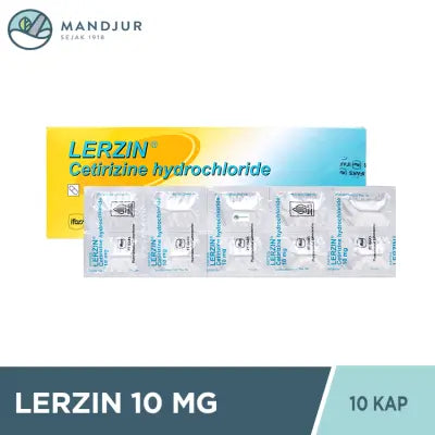 Lerzin 10 Mg Strip 10 Kapsul
