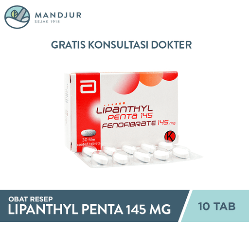 Lipanthyl Penta 145 Mg 10 Tablet - Apotek Mandjur