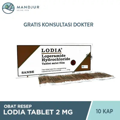 Lodia 2 Mg Strip 10 Tablet