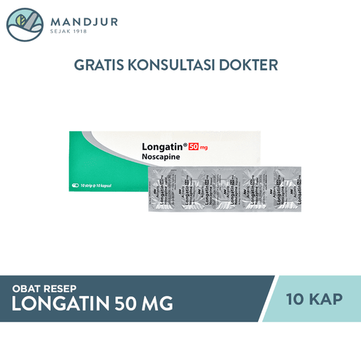 Longatin 50 Mg 10 Kapsul - Apotek Mandjur