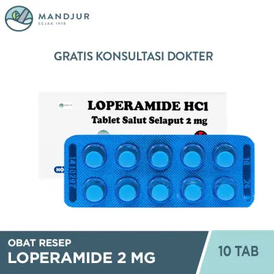 Loperamide 2 Mg Strip 10 Tablet