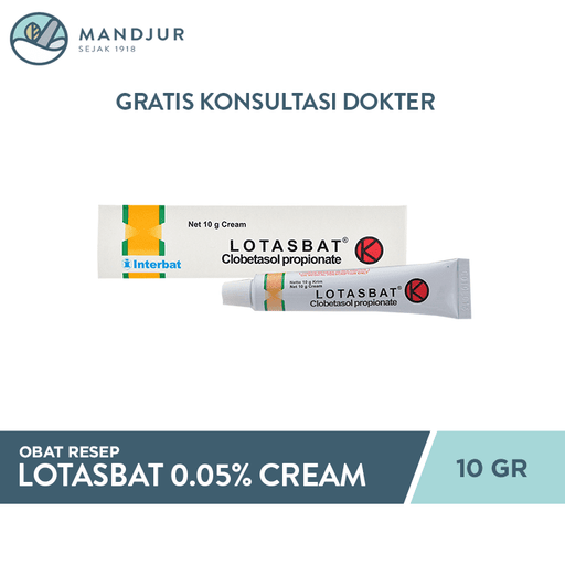 Lotasbat 0.05% Cream 10 G - Apotek Mandjur