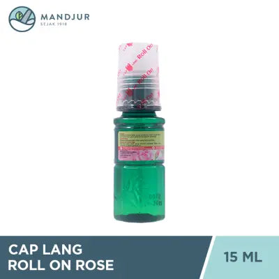 Minyak Eucalyptus Aromatherapy Cap Lang Roll On Rose 15 mL