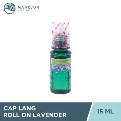 Minyak Eucalyptus Aromatherapy Cap Lang Roll On Lavender 15 mL