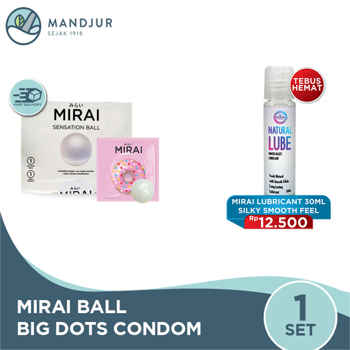 Mirai Ball Big Dots Condom - Apotek Mandjur