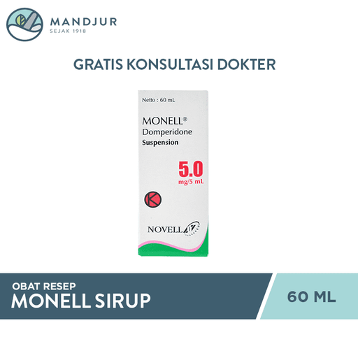 Monell Sirup 60 ml - Apotek Mandjur