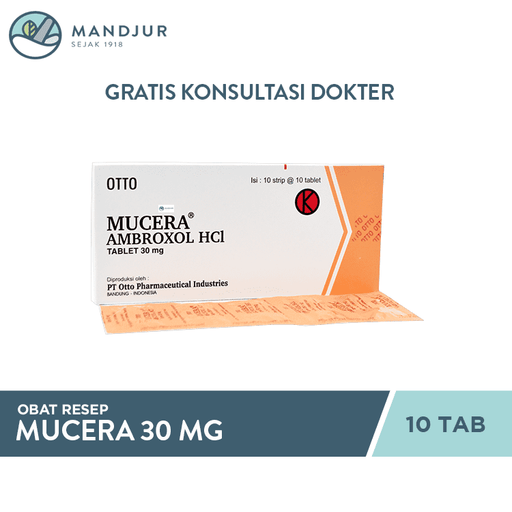 Mucera 30 mg 10 Tablet - Apotek Mandjur