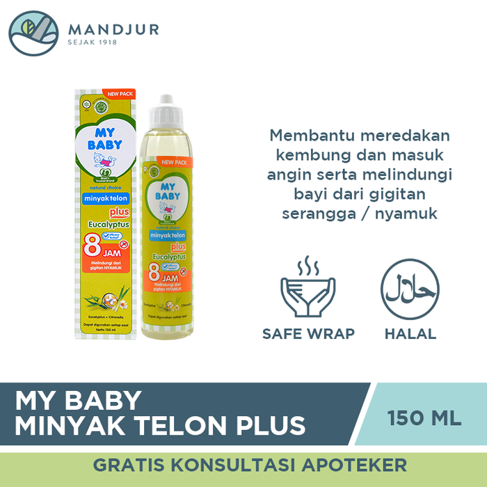 My Baby Minyak Telon Plus 150 ml - Apotek Mandjur