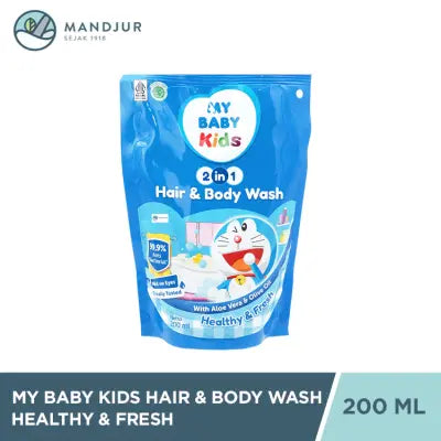 My Baby Kids Hair & Body Wash Healthy & Fresh Refill 200 mL