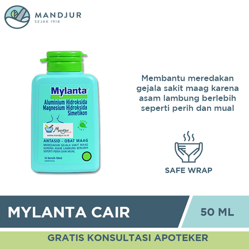 Mylanta Cair - 50 ml - Apotek Mandjur