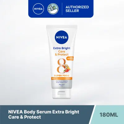 Nivea Extra Bright Care & Protect 8 Super Food SPF15 Body Serum 180 ml