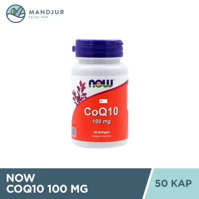 NOW COQ10 100 Mg 50 Softgels