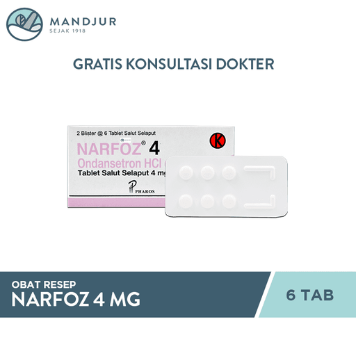 Narfoz 4 mg 6 Tablet - Apotek Mandjur
