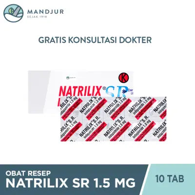 Natrilix SR 1.5 mg 10 Tablet