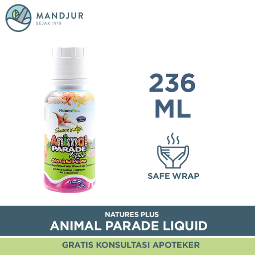 Natures Plus Animal Parade Multivitamin & Mineral Liquid - Apotek Mandjur