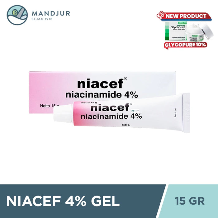Niacef 4% Gel 15 Gram