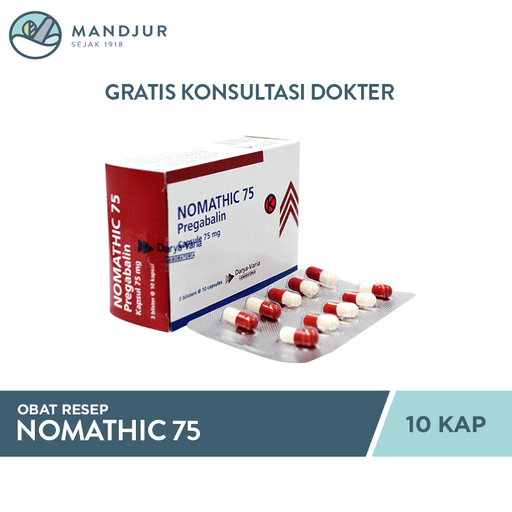 Nomathic 75 mg 10 Kapsul - Apotek Mandjur