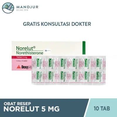 Norelut 5 mg 10 Tablet