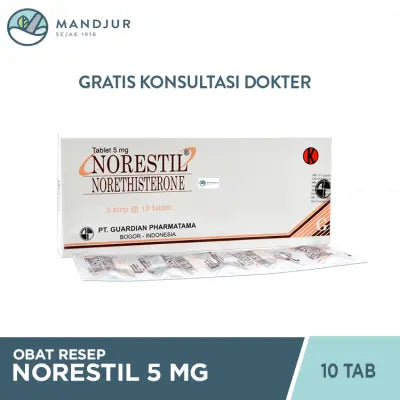 Norestil 5 mg 10 Tablet